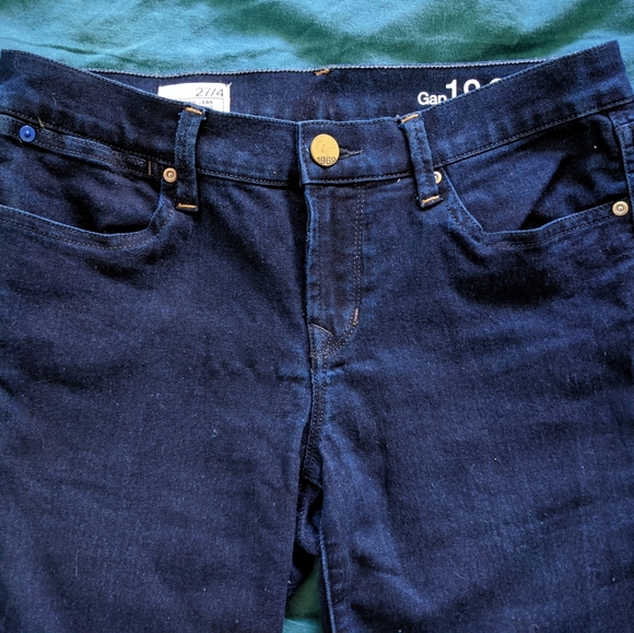3/25$ Gap 1969 Legging Jean 27 4 Dark Wash Jeans - Picture 3 of 5